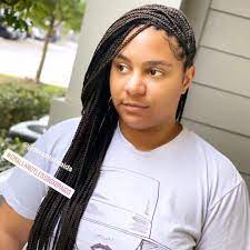 Picture The Greatest Box Braids Hairstyles Of 2020 New Natural Hairstyles Braided Hairstyles Box Braids Hairstyles Box Braids
