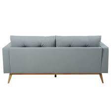 Machen sie sich auf die helle farben und schlichte formen machen sich besonders gut in skandinavisch eingerichteten räumen. 3 Sitzer Sofa Im Skandinavischen Stil Eisblau Brooke Maisons Du Monde