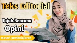 Contoh soal pilgan teks editorial. Materi Teks Editorial Kelas 12 Youtube