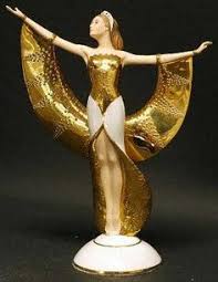 I cannot verify the age or artist/company but cat statue could have originated from france. 570 Art Deco Figurine Ideas Art Deco Deco Art