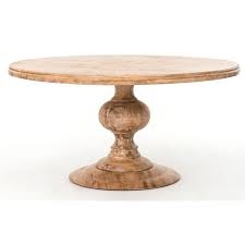 Anchor The Dining Room In Effortless Style With This Essential Table Perfect For Wee Round Wood Dining Table Round Pedestal Dining Round Pedestal Dining Table