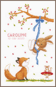 Wir basteln niedliche waldtiere und brauchen dazu gar nicht viel! Cross Stitch Corner Vervaco Zahlmusterpackung Frohliche Waldtiere
