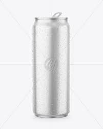 Download Matte Metallic Drink Can With Condensation Mockup In Can Mockups On Yellow Images Object Mockups