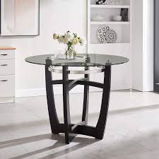 It?s the place where people come together to share meals and celebrations with family and friends. Amazon Com 42 Round Dining Table With Tempered Glass Top Solid Wood Base For Dining Room And Living Room Tables