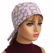 Dental Scrub Cap With Buttons