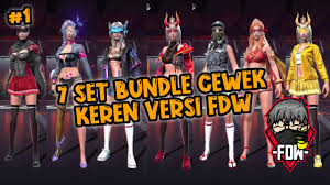 Free fire atau ff besutan garena sudah menjadi game yang sangat terkenal di dunia. 7 Set Bundle Cewek Keren Versi Fdw 1 Efdewe Youtube