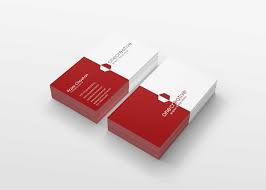 Download this flawless mockup design for modern and creative uk business card designs branding. Free Creative Red Business Card Design Mockup Psd Mockup Free Mockup