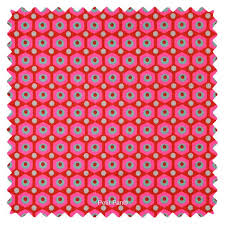 Mikko Rouge Collection Ginkgo Tissu Enduit Coton Enduit Tissu
