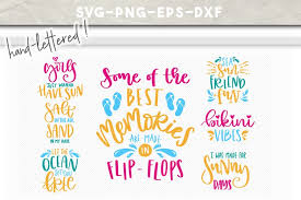Download Free Summer Svg Bundle Summer Quotes Handlettered Cut Files Crafter File