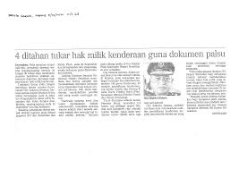 Berikut adalah panduan tukar milik kenderaan bagi pemilik baharu: Department Of Director General Of Lands And Mines 4 Ditahan Tukar Hak Milik Kenderaan Guna Dokumen Palsu
