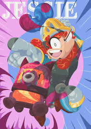 Her super deploys a cute but deadly gun turret!. Brawlstarfanart Hashtag On Twitter
