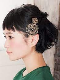 結婚式 二次会の自分で簡単できる髪型の手順付ショートヘアハーフアップ編 ショート 結婚式 ボブアレンジ 結婚式 ショートボブ アレンジ 結婚式