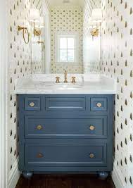 Powder room ideas blue vanity. A Color Story Lw Powder Room Vanity Powder Room Decor Powder Room Small