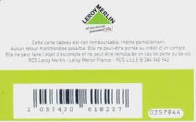 A leroy merlin é especialista na venda de artigos de bricolage, construção, decoração e jardim, com uma grande variedade de produtos e soluções para a sua casa aos melhores preços, com um. Gift Card Leroy 1 Leroy Merlin France Leroy Merlin Col Fr Leroy 001 30