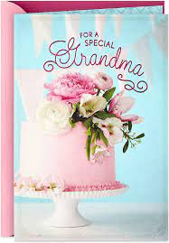To a woman who becomes more expert but never older: Hallmark Grandma Birthday Card Birthday Cake Amazon De Burobedarf Schreibwaren