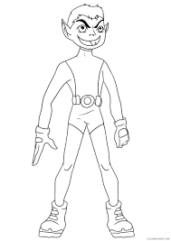 Check spelling or type a new query. Beast Boy Teen Titans Coloring Pages Coloring4free Coloring4free Com