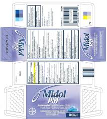Midol Pm Tablet Coated Bayer Healthcare Llc