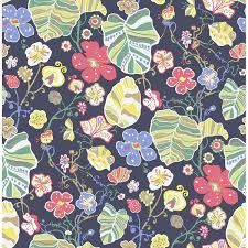 Maybe you would like to learn more about one of these? 2903 25809 Gwyneth Navy Floral Wallpaper By A Street Prints