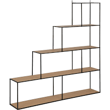 Etagere Escalier En Acier Et Placage Chene Alinea En 2020 Etagere Escalier Escaliers En Acier Et Placage Chene