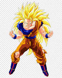 A saiyan is able to achieve this this state through a combination of intense training and an extreme emotional reaction. Dragon Ball Z Son Goku Super Saiyan 3 Illustration Goku Vegeta Trunks Majin Buu Saiyan Goku Pic Computer Wallpaper Cartoons Fictional Character Png Pngwing