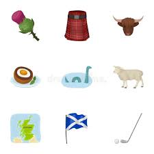 See more ideas about scottish country dancing, country dance, highland dance. National Symbols Of Scotland Scottish Attractions Scotland Country Icon In Set Collection On Cartoon Style Vector Stock Vector Illustration Of Symbol Scotland 91626074