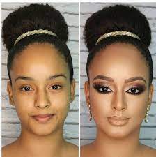 Lcollection Wedding Hair And Makeup Black Bridal Makeup Makeup Transformation