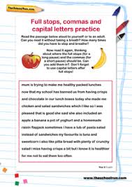 Full Stops Commas And Capital Letters Practice Capital Letters Worksheet Punctuation Worksheets Lettering Practice