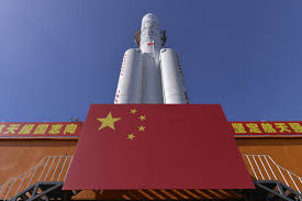 A chinese rocket measuring around 100 feet long took an uncontrolled plunge back into the atmosphere on monday, becoming the largest piece of space junk to crash back down to earth in decades. China Positions Rocket Ahead Of Ambitious Lunar Mission