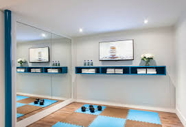 Small garage gym idea design by brett webber architects, pc when you have a limited space in the garage gym, you need to go for the minimum number of accessories. 75 Small Home Gym Design Ideas You Can Actually Use 2021 Houzz