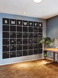Room Of The Week 10 Home Office Decor Ideas Unique Blog Chalkboard Wall Calendars Home Office Decor Chalkboard Calendar