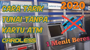 Karena para nasabah bca bisa tarik uang mereka tanpa harus menggunakan kartu atm. Cara Tarik Tunai Tanpa Kartu Atm Bca Cardless Youtube