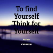 To Find Yourself Think For Yourself Socrates Www Terry Gr Greece Quote Quotes Double Tap I Personal Development Quotes Marketing Quotes Entrepreneur Quotes