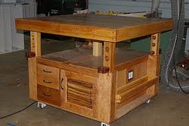 Diy Adjustable Height Workbenches Tables Toolmonger Woodworking Workbench Woodworking Woodworking Lamp