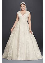 This gown features sheer illusion. Must Have Monday Oleg Cassini Plus Size Bridal Collection The Pretty Pear Bride Plus Size Bridal Magazine