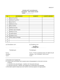 Tandakan aset yang telah diperiksa dan kemaskini barkod dalam kew.pa. Kew Pa7