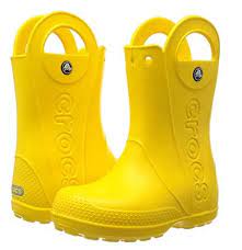 Entspricht der croc gummistiefel der stufe gummistiefel an qualität, die sie als kunde in dieser preiskategorie praktischen haben möchten? Crocs Unisex Kinder Handle It Rain Boot Gummistiefel Fur 8 99