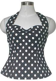 Black And White Polka Dot Halter Top Pin On Dream Fashion