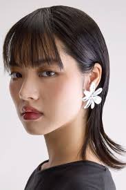 ALHAJA Jasmine Silver Earrings