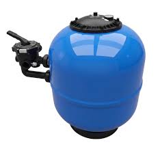 Kriba laminated pool filter with side valve