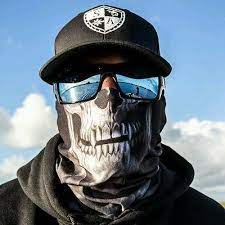 Skull Tech Crow Face Shield Tubular Bandana Salt Armour Alpha Defense Mask Crow Face Face Shield Skull