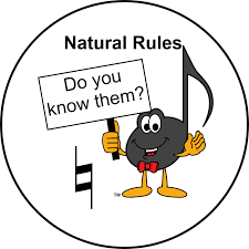 This seems to indicate that natural signs should always be displayed for the harp, and possibly never for most other instruments. Natural Rules Ultimate Music Theory