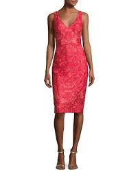 Sleeveless Embroidered Cocktail Dress Red Embroidered Cocktail Dress Red Sleeveless Dress Dresses