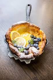 Mini Dutch Babies With Lemon Curd And Blueberries Food Brunch Recipes Recipes