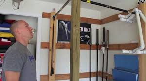 Cuts for diy pull up bar. Garage Gym Tour With Karl Eagleman All Things Gym