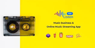 Listen App Online Music Streaming App Nulled Free Download Music Streaming App Music Streaming Music App