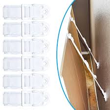 Quakehold's 4520 universal flat screen safety straps have very high customer feedback at amazon. Honeypie Furniture Wall Straps 6pcs Baby Proofing Tv Straps For Child Safety Anti Tip Furniture Anchors Buy Online In Dominica At Dominica Desertcart Com Productid 38296418