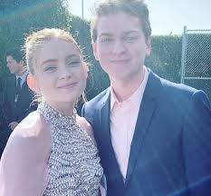 sadie sink with her brother mitchell