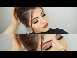 easy full face glam makeup tutorial