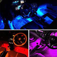 4x9 4x12 4x18leds Car Interior Lights Dc 12v 5v Multicolor Music Car Led Strip Light Led Under Dash Lighting Kit With Sound Active Function And Wireless Remote Strip Lighting Car Led Lights Led