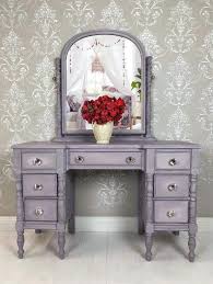 Painted Furniture Storage Vanity Table Mirror In French Country Tampa Florida Painted Vanity Painted Table Shabby Chic Farmhouse